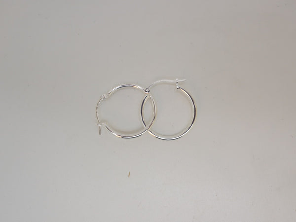 Handcrafted solid sterling .925 silver 20cm Solid Silver HOOP Earrings from Taxco, Mexico
